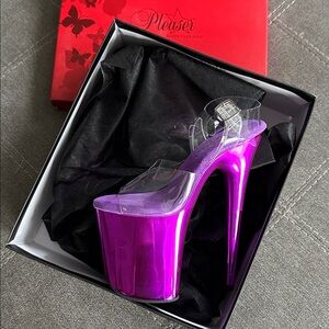 Pleaser Flamingo 808 Purple Chrome